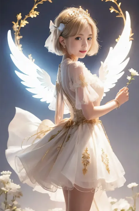 Greek warships、He has white angel wings on his back、8k、Real photo、Ultra-high resolution, Master Parts, highest quality, Ticker , Cinematic images,A lovely girl、Ann、16 years old、ann gross saxon、double eyelid、Droopy eyes、Very big eyes、eye shadow、 Very detail...