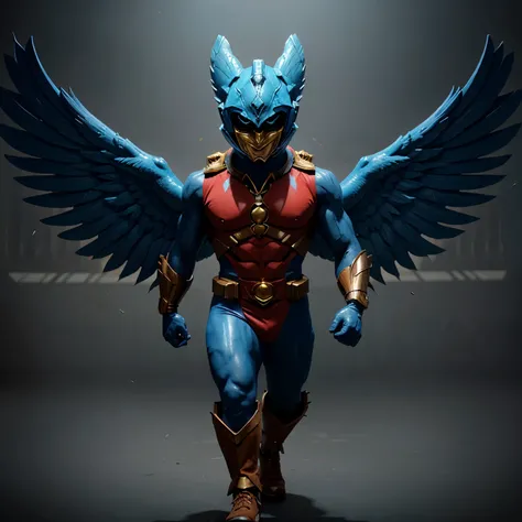 garuda with power rangers costume