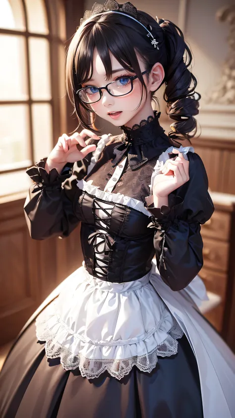 (random pose:1.2),gothic lolita dress,(random pose),(random hairstyle),(Highest image quality,(8K), Ultra-realistic, Best Quality, High quality, High Definition, high quality texture, high detailing, Beautiful detailed, fine detailed, extremely details CG,...