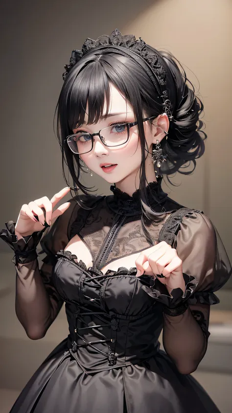 (random pose:1.2),gothic lolita dress,(random pose),(random hairstyle),(Highest image quality,(8K), Ultra-realistic, Best Quality, High quality, High Definition, high quality texture, high detailing, Beautiful detailed, fine detailed, extremely details CG,...