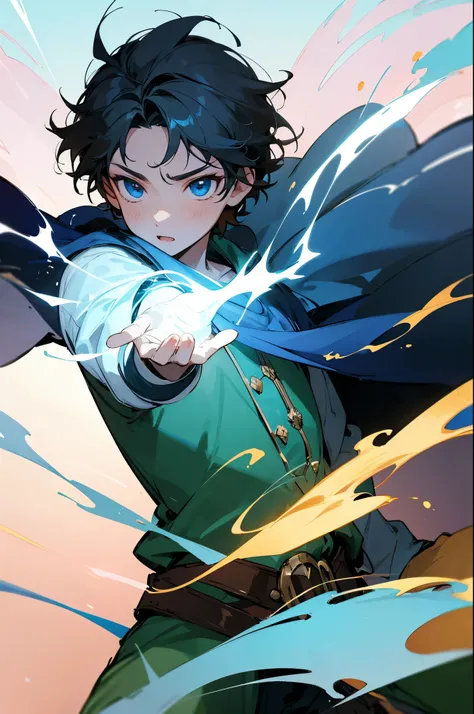 Beautiful, high quality, boy transferred to another world, becoming a hero, surprising in a fantasy world, first adventure, magic,