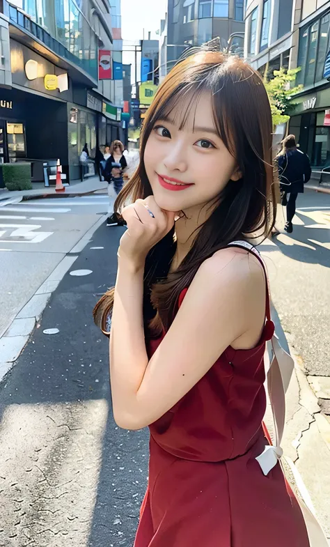 Ulzzang-6500-v1.1, (RAW Photos:1.2), (Realistic:1.4), Beautiful detailed girl, Very detailed eyes and face, Beautiful fine details, Beautiful legs、Ridiculous, Incredibly Ridiculous, Large file size, Super detailed, High resolution, Very detailed, highest q...