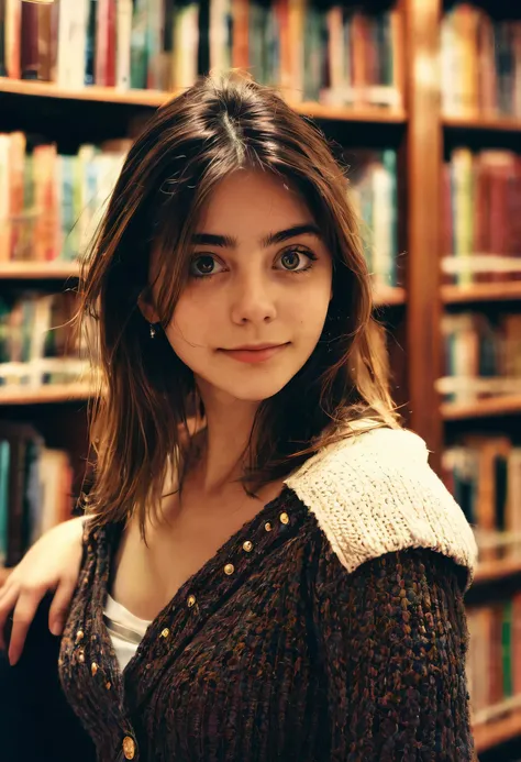 I was about 20 years old, en una biblioteca, fondo de la ciudad, Dia,luz dia (mejor calidad: 0.8), (mejor calidad: 0.8), Cara oscura y poco clara, ojos brillantes