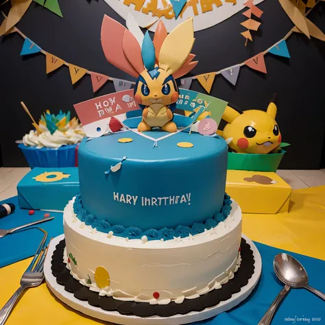 Pokémon birthday invitation