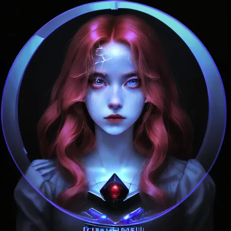 cloudAI,Good looking hologram,The Red Queen is a computer system evil that became highly advanced and self-aware to the point where it evilness, there was some good in the program,appearence a 13 years old teenage girl.hologramAI,