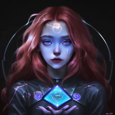 cloudAI,Good looking hologram,The Red Queen is a computer system evil that became highly advanced and self-aware to the point where it evilness, there was some good in the program,appearence a 13 years old teenage girl.hologramAI, skin made of hologram red