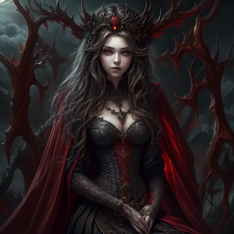 fantasy art, gothic art, (masterpiece:1.5), full body best details, highly detailed, best quality, Glowing Red, highres, full body portrait of a vampire, elf (Masterpiece, best quality: 1.6), ultra feminine, wizard, (intricate details, Masterpiece, best qu...