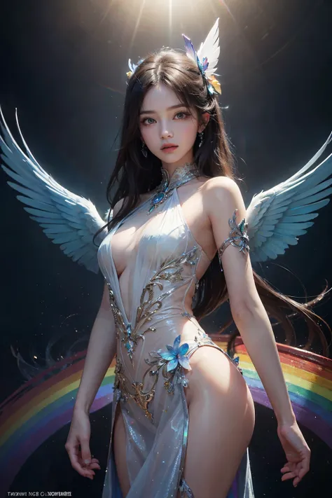 (((masterpiece))), (((best quality))), ((ultra-detailed)),(highly detailed CG illustration), ((an extremely delicate and beautiful)),cinematic light, Create a stunning fantasy artwork that mimics the style of currently trending masters of the genre. The ar...