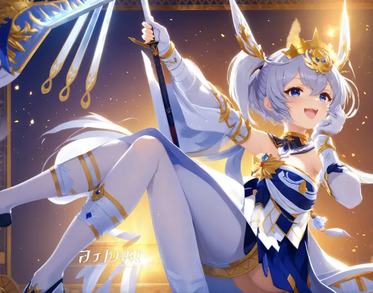 Anime girl with sword and skirt and crown, ayaka Genshin Impact impact, keqing from Genshin Impact impact, ayaka game Genshin Impact impact, Genshin Impact impact character, zhongli from Genshin Impact impact, Genshin Impact, From the Azur Lane video game,...