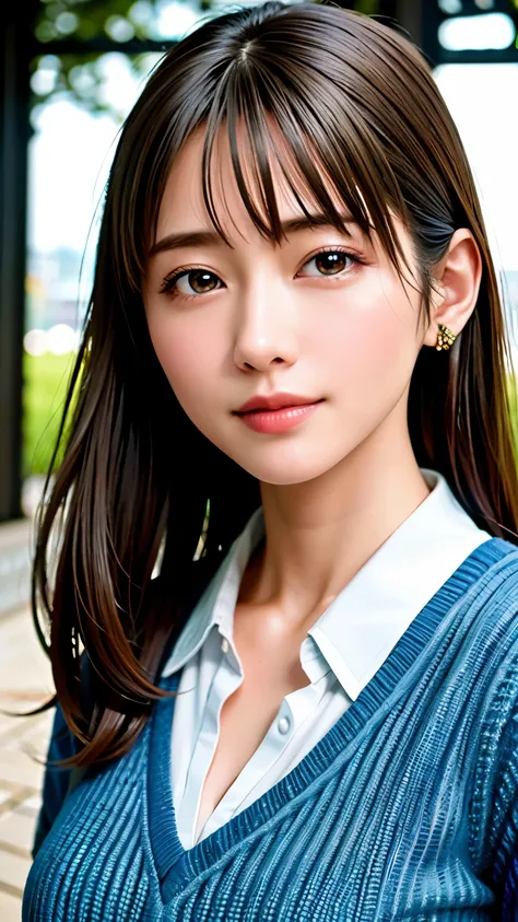 masterpiece, 最high quality, Ultra-high resolution, (Realistic:1.4), Beautiful face in every detail, Quality clothing, Amazing European Women, very cute, Portraiture, 肌が柔らかくてPerfect Face、Perfect Face, Shoot your hair, 8k resolution,Super Realistic,Very deta...