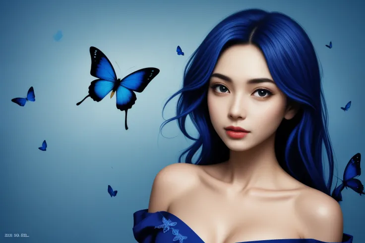 blue butterfly