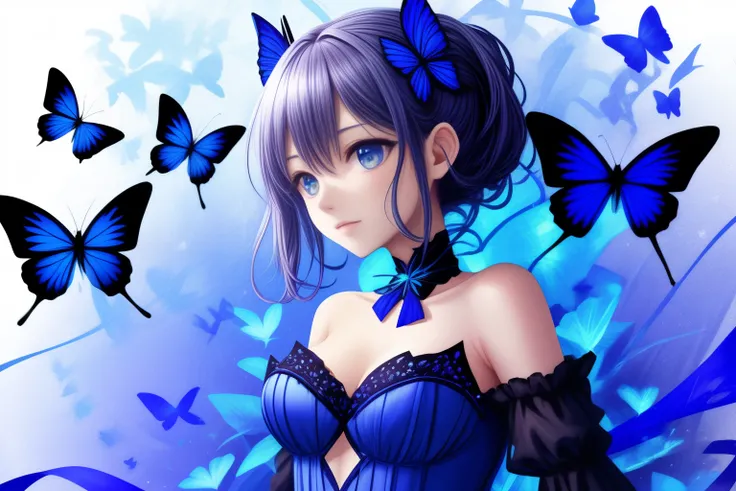 blue butterfly