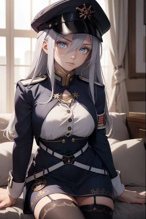 vladilenamilize, vladilena milize, (grey eyes:1.5), 1woman, mature woman, grey hair, hair between eyes, long hair, ahoge,
break ...