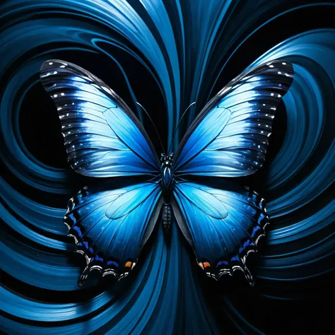 (blue butterfly):1.305, sloppy art, picture in picture, hidden meanings, mystery picture, mysterious art, unearthly art, line ar...