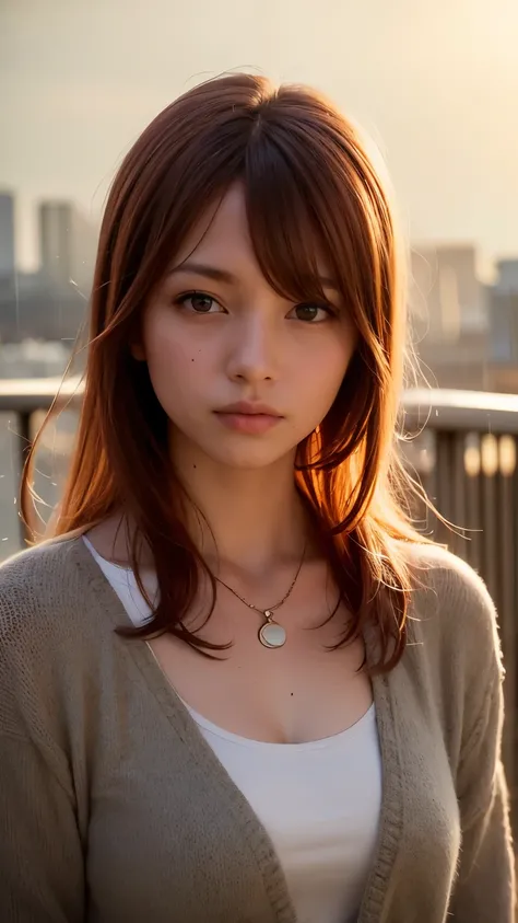 Stable diffusion prompt:
Anime Costumes, Moderate:Real Girls, Beautiful and beautiful eyes, Beautiful lip detail, Very detailedな目と顔, Long eyelashes, 1 girl, whole body, Wet White Inferior, Redhead, skyscraper background, Power Girl, In the city, rain,Brigh...