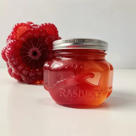 clear raspberry gummy