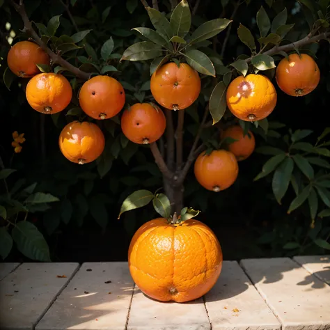 Tangerine fruits