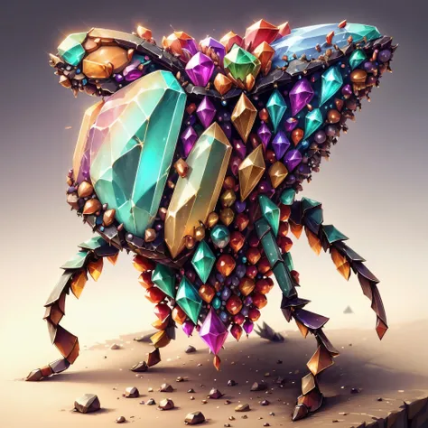 GemstoneAI insect , concept art