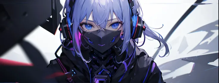 assassin, cyber, headset  rgb, girl