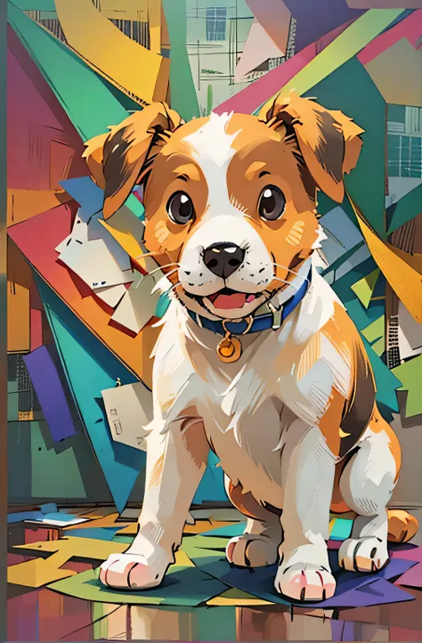 cute dog, cute colorful cute, adorable, sweet and innocent, innocent face, cute beautiful,, multicolor, with lots of toys