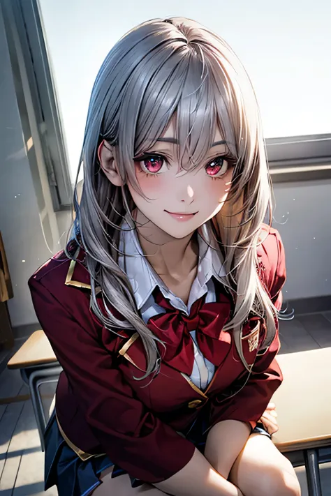 (masterpiece:1.2, highest quality), (Realistic, photoRealistic:1.4), Beautiful illustrations, (Natural Side Lighting, Cinema Lighting), ,
View your viewers, Upper Body, 1 girl, Japanese, high school girl, Perfect Face, Cute and symmetrical face, Shiny ski...