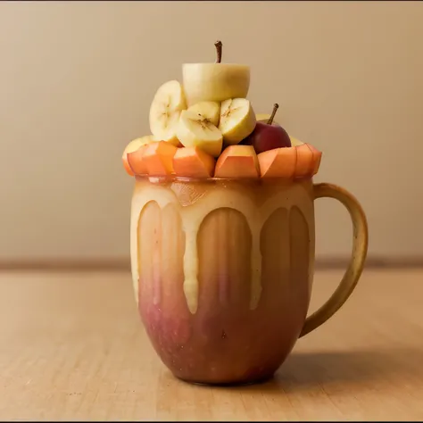 Dibujo de bodegon de una copa abajo de la copa uvas alado una manzana, naranja y banana