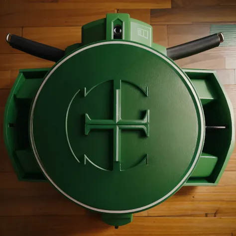 Green Logo about harmony connectors with green buffalo head in center 