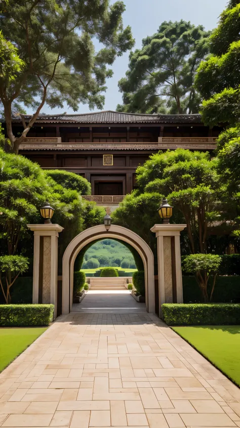 entrace of a luxury estate called wushi luxury estate