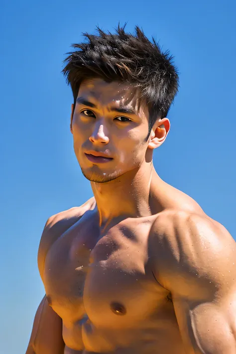 Handsome muscular guy