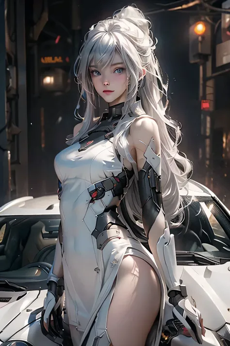 （（masterpiece））， （detailed：1.4），Realistic、 Images of cyberpunk women，Dynamic pose、A dynamic pose、High resolution（High Dynamic Range），Ray Tracing，NVIDIA，Super Resolution，PBR Textures，Post-processing，Anisotropic Filtering，Maximum depth of field resolution an...