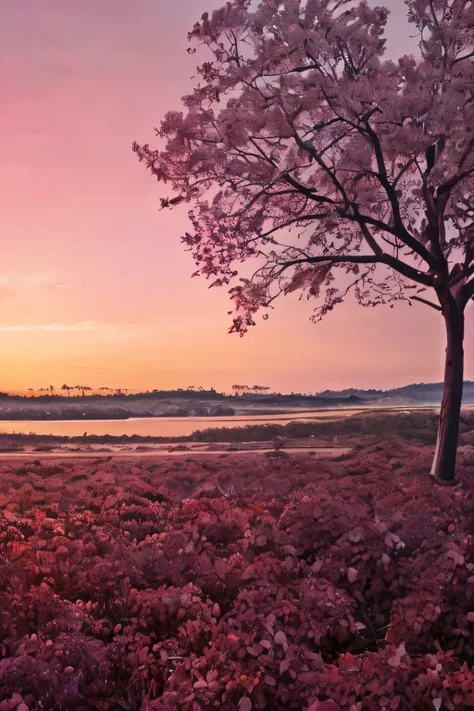 in the profound twilight realm of the cosmos, an exceptionally photogenic pink gem gleams, akin to an intricately painted waterc...