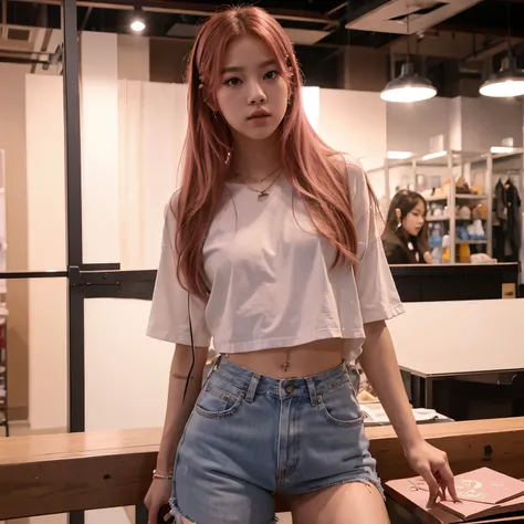 Rosé from kpop group blackpink.