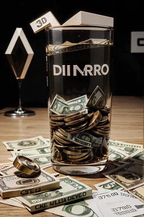 Dinero en 3D
