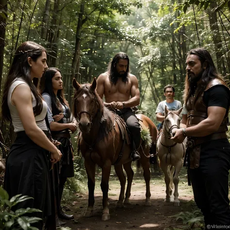 Claro! Here&#39;s a basic script for a story involving Asterius:

**1. Introduction:**
   - Presentation of Asterio, the wise and healing centaur, em sua casa na floresta.

**2. Call to Adventure:**
   - A group of injured travelers arrive in the forest se...