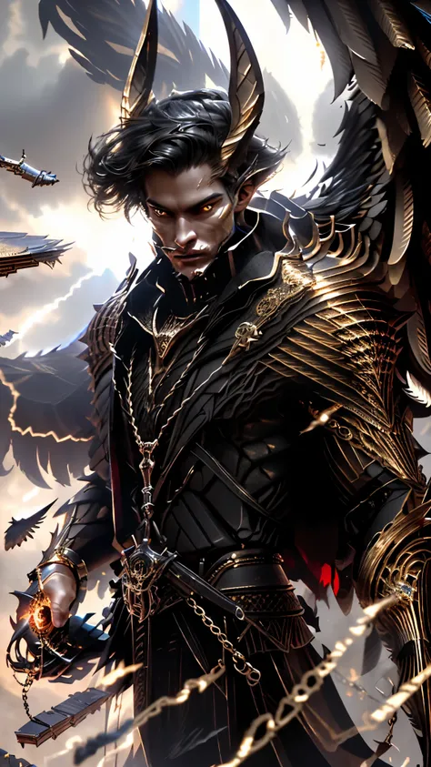 (high quality), Realistic, (oil)
jewelry, (alone),
(Dynamic pose), Towards the right, ((Hell's Gate)), fire, Hellscape, (Underworld), (Dark Landscape),
Anubis, Egyptian jackal-headed god, Humanity, Muscular, (holding gold scales), Dynamic pose, Cinemat...