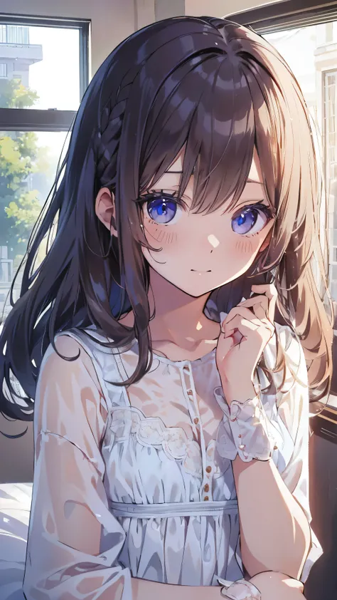 Masterpiece、Highest quality、highest quality、Wet Hair、(((Lori)))、((((Petite))))、(Embarrassed expression)、Shiny hair quality、Small face、Super detailed, beautiful, wide eyes、Ultra-detailed, clear and beautiful faces、(cute illustration:1.2), High-resolution, u...