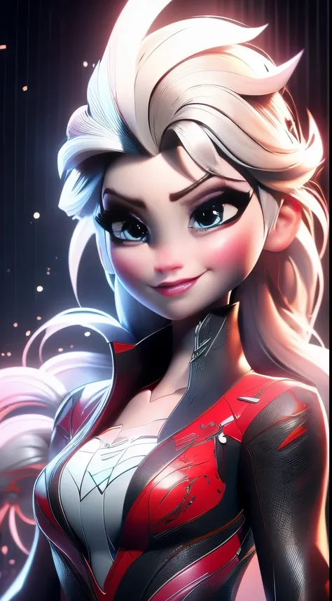 (elsa frozen-rose quartz SU mezclando modelos .) (ultra FUSION) Highly detailed CG unity 8k wallpaper, style shot, complex, high detail, dramatic, highest quality movie still image, very detailed, masterpiece, best quality, character design, Elsa, Elsa fro...