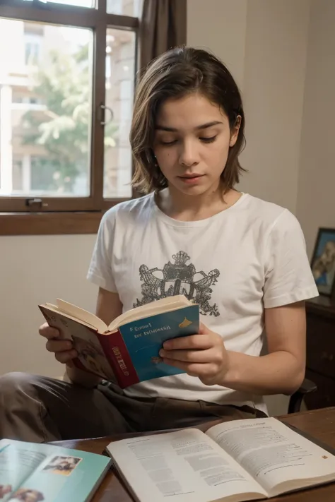 ((melhor qualidade)), ((obra de arte)), (detalhado), rosto perfeito
CRIE UM CENARIO REALISTA DE UM MENINO IMPERATIVO,READING A STORYBOOK INSIDE THE ROOM