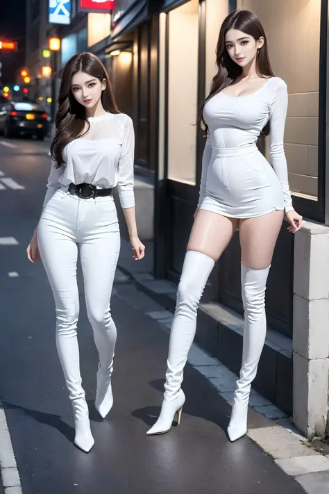 ((realistic lighting, best quality, 8k, masterpiece:1.3)), lock focus:1.2, 1 busty girl, beautiful woman with perfect figure:1.4...