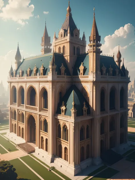 palace, ultra detailed, high quality, 8k resolution, zoom out