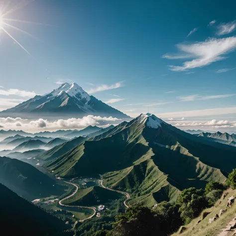 Indonesian mountains