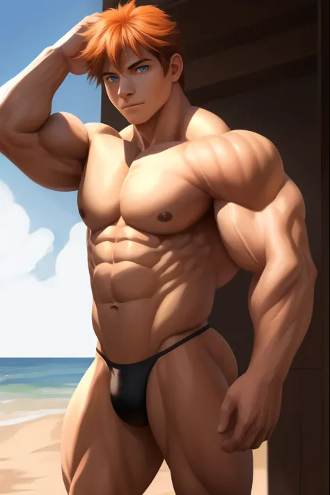 ((masterpiece)),(((best quality))),beach, sun, sunrays, ((Extremely realistic shadows, Masterpiece, extremely detailed, photorealistic)) standing in front on stage, 
 A teen ( face) 15 year old teenager (15 years old) very attractive boy, Mexican ethnicity...