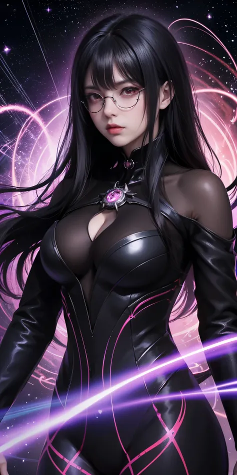 (highest quality,High resolution:1.2),(dark,Threatening:1.1),(Bad luckな:1.1), In the vortex of space,
Heart of a Goth Maiden, Very dark shade.
Her Eyes, Like dazzling fur in a starless haze,
A symphony of despair in their eyes.
Her Mogul Snaps, Mysterious ...