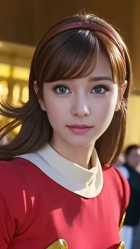 masterpiece、1 beautiful girl、beautiful eyes、smile,puffy eyes、highest quality, 超high resolution, (reality: 1.4), cinema lighting、...