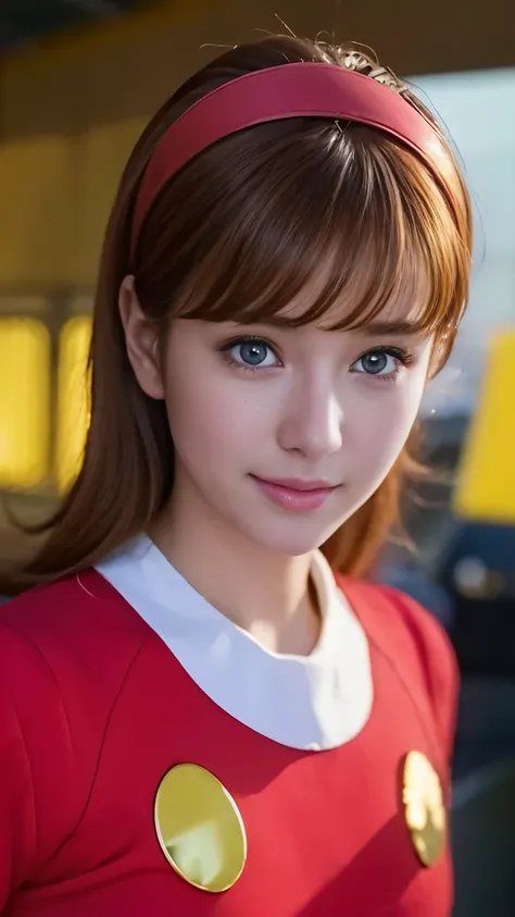 masterpiece、1 beautiful girl、beautiful eyes、smile,puffy eyes、highest quality, 超high resolution, (reality: 1.4), cinema lighting、...