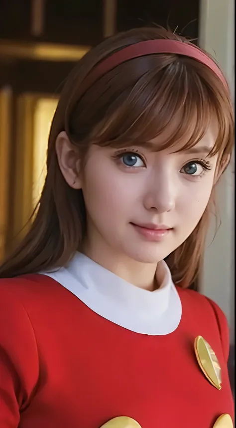 masterpiece、1 beautiful girl、beautiful eyes、smile,puffy eyes、highest quality, 超high resolution, (reality: 1.4), cinema lighting、...