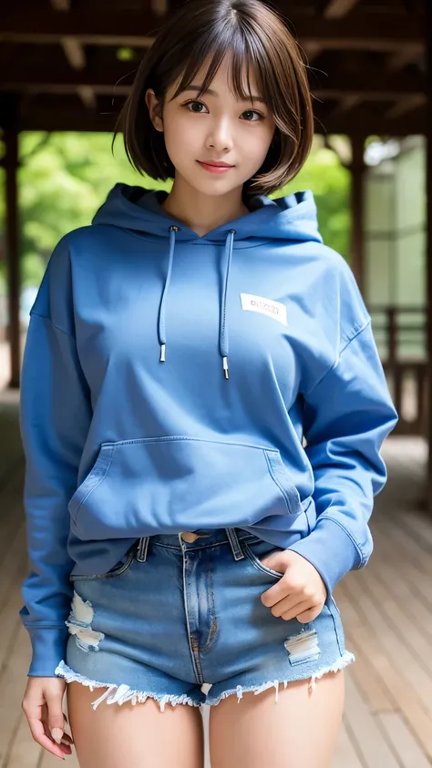 Best-quality, Masterpiece, Ultra-High-Resolution, (Photorealistic:1.4), Raw Photo, depth of field, professional lighting, perfect anatomy, extremely details, 1girl, Japanese idol, cowboy shot, extremely cute face, extremely beautiful and extremely big eyes...