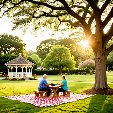 Step into the heart of community spirit at Willowbrook Countryside Villages beloved Village Green, where the gentle morning sun casts a golden hue over the idyllic scene. From your chosen vantage point beneath the sprawling branches of an ancient oak tree,...