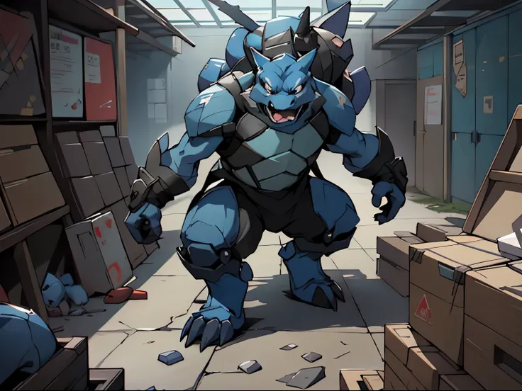 Pokémon Blastoise，Cool，Prefer CS Counter-Strike games，Add text：Blastoise video game