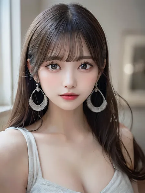 Mastepiece, Best quality, Night Sky Ultra High Resolution, Highly detailed portrait, (Photorealistic photography: 1.4), (One girl) ((One girl, White fair skin, Esbian all over,  20 years old, Quite, Cute, , Shiny black hair, same, )) It&#39;s attractive (p...